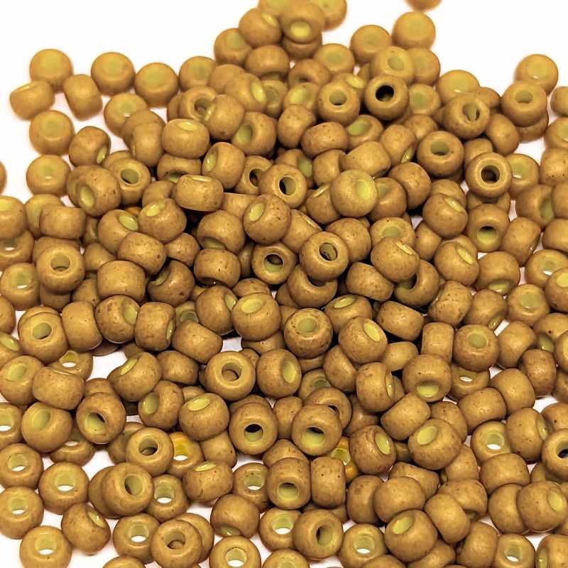 8/0 MIYUKI - rocalla Matte Opaque Mustard 1gr. - - Crystaldreams Abalorios