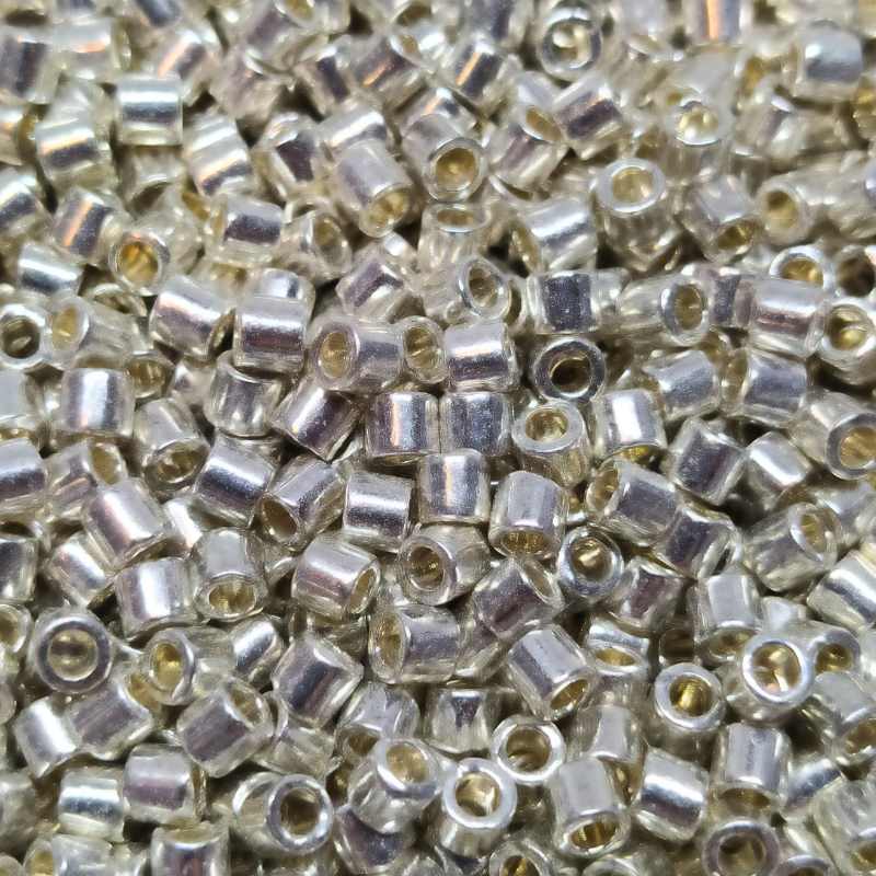 8/0 MIYUKI delica - Galvanized Silver - 1gr. - - Crystaldreams Abalorios