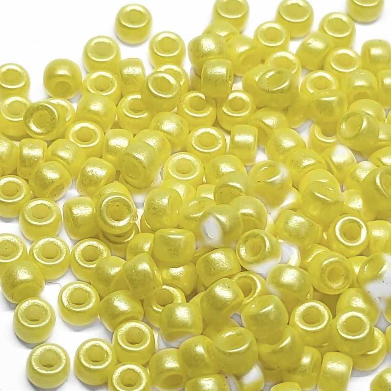 8/0 Matubo Beads - Pearl Shine Amber - 5 gr. - - Crystaldreams Abalorios