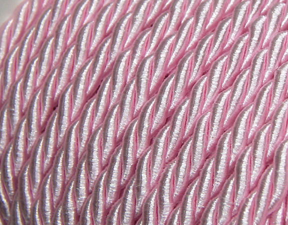 Algodón rayón trenzado 3mm - Light Rose - - Crystaldreams Abalorios