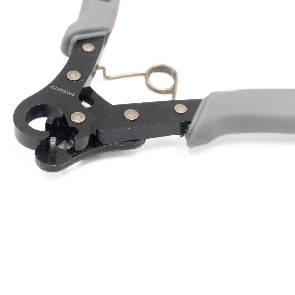 Pinza automatica per realizzare anelli da 1,5 mm