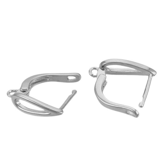 Pendientes a gancho con forma de lagrima