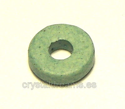 Anilla polimerico "Lt.Green" 9mm Agujero: 2mm - - Crystaldreams Abalorios