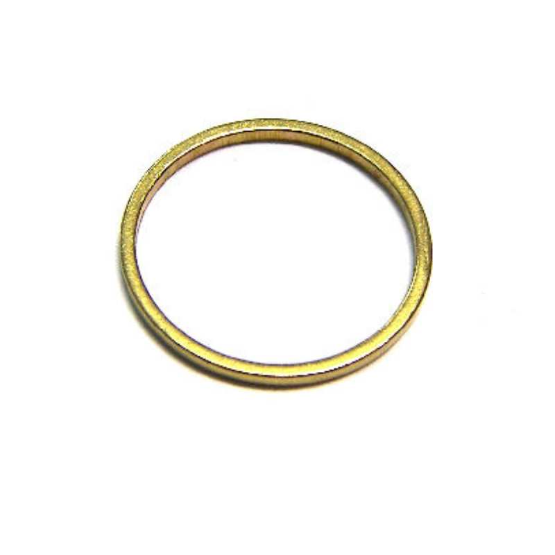 Aro metalico Golden 18mm - Espesor 1mm - - Crystaldreams Abalorios