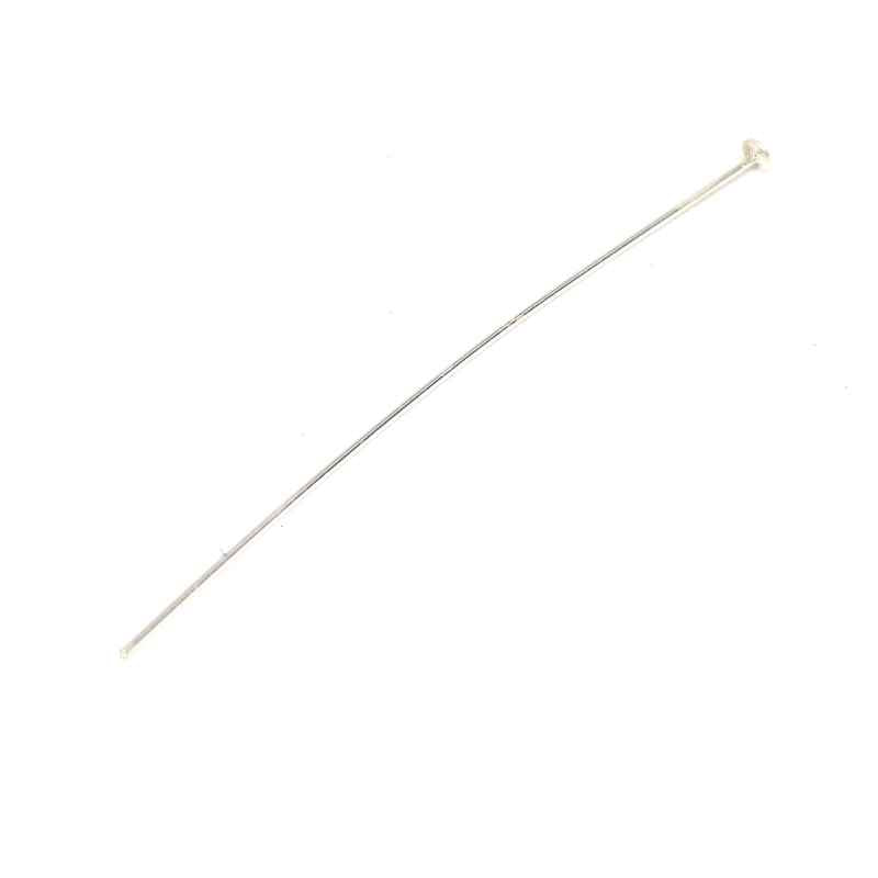 Baston alfiler plata de ley 925 45mm x 0,5mm - - Crystaldreams Abalorios