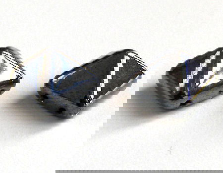 Beadstud Spike 11x11x8mm Agujero:1mm - Hematite - - Crystaldreams Abalorios