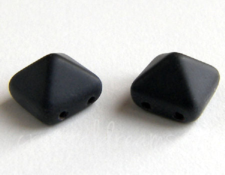 Beadstud Spike 11x11x8mm Agujero:1mm - Jet Mate - - Crystaldreams Abalorios