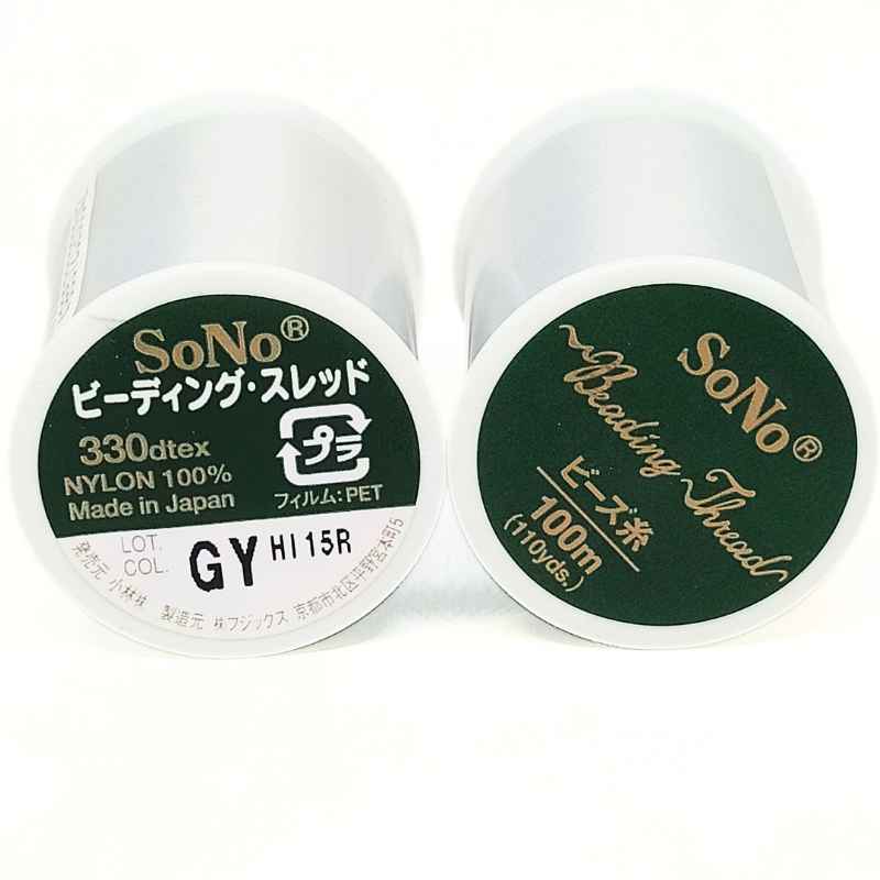 Bobina de 100 m de Hilo SONO B color Black - - Crystaldreams Abalorios