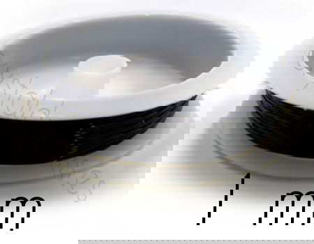 Bobina hilo elástico Negro 1mm x 10 m - - Crystaldreams Abalorios