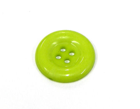 Boton Acrilico 25x3mm - 4 Agujeros de 2mm - Green - - Crystaldreams Abalorios
