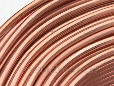 CABLE DE ALUMINIO - 2mm - COBRE LIGHT x1m - - Crystaldreams Abalorios
