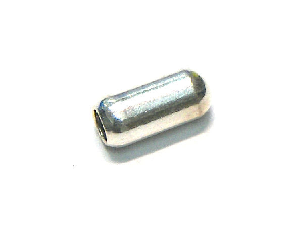 Capuchón 8x4mm silver x1 - - Crystaldreams Abalorios