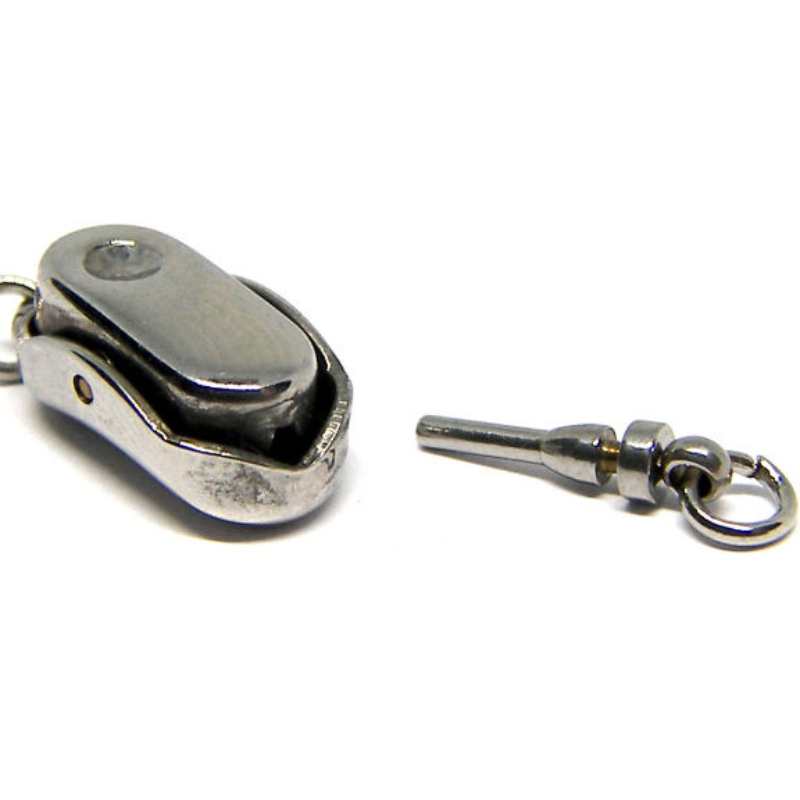 Cierre Enganche Acero Inoxidable presión 20x8x7mm anillas 1,6mm - - Crystaldreams Abalorios