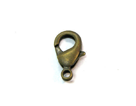 Cierre Mosqueton 15mm Agujero: 1,5mm Bronze - - Crystaldreams Abalorios