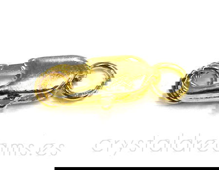 Cierre Mosqueton 18x6mm Anillas:4mm Golden - - Crystaldreams Abalorios