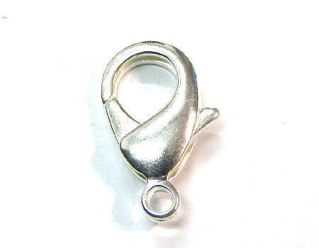 Cierre Mosqueton 22mm Agujero: 1,5mm Silver - - Crystaldreams Abalorios