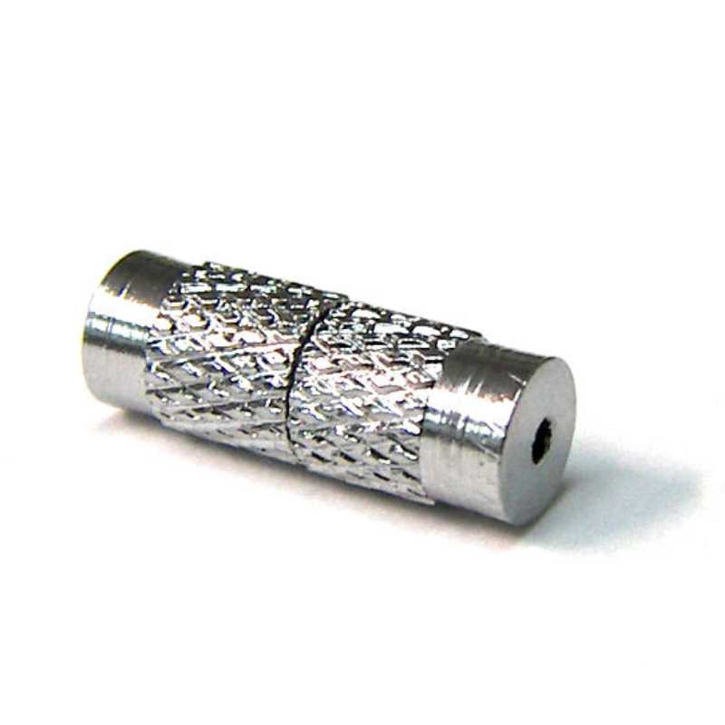 Cierre de Rosca Platinum 12x4mm Agujero: 1mm - - Crystaldreams Abalorios