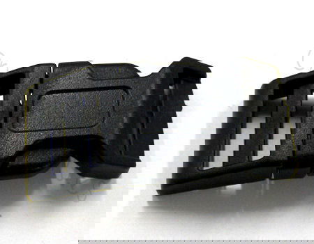 Cierre rapido Paracord 44mm - Negro - - Crystaldreams Abalorios