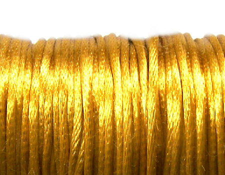 Cola de ratón de Algodón/Rayon 2mm - Camel - - Crystaldreams Abalorios