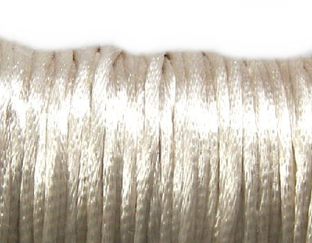 Cola de ratón de Algodón/Rayon 2mm - Light Beige - - Crystaldreams Abalorios
