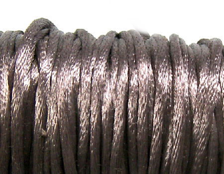 Cola de ratón de Algodón/Rayon 2mm - Medium Brown - - Crystaldreams Abalorios