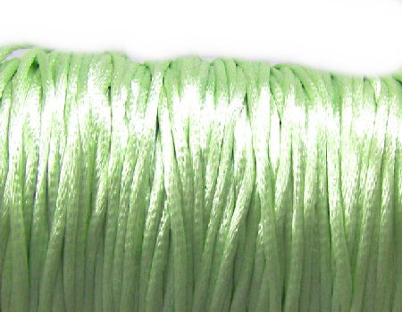 Cola de ratón de Algodón/Rayon 2mm - Mint - - Crystaldreams Abalorios