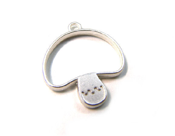 Colgante Aluminio Champy Silver - 30x30mm - Agujero: 2,5mm - - Crystaldreams Abalorios