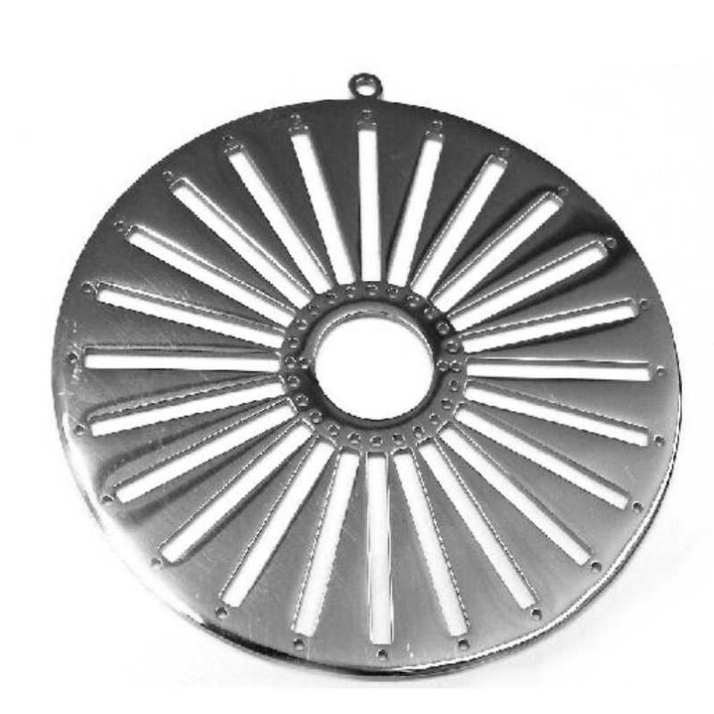 Colgante Centerline 60mm Rhodim - Miyuki Delica 11/0 - - Crystaldreams Abalorios