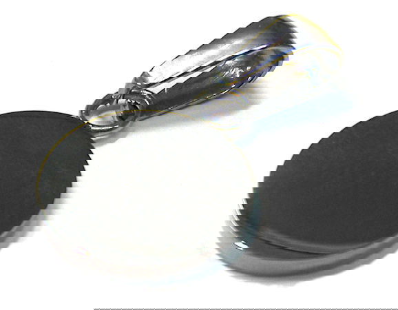 Colgante Chapa rectangular acero inox 304 12x4mm Agujero:4mm -  - Crystaldreams Abalorios