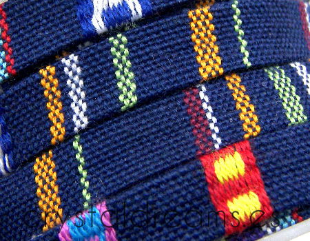 Cordon Etnico plano de 10mm - mod 34003 - x metro - - Crystaldreams Abalorios