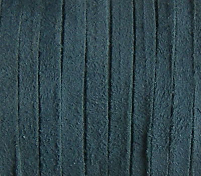 Cordon de Antelina 3x0,4mm - Indian Sapphire x1metro - - Crystaldreams Abalorios