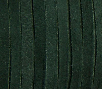 Cordon de Antelina color Dk. Emerald x 1mt - - Crystaldreams Abalorios