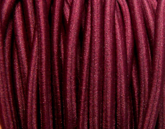 Cordón elástico de poliester extra fuerte - 3mm Garnet - - Crystaldreams Abalorios