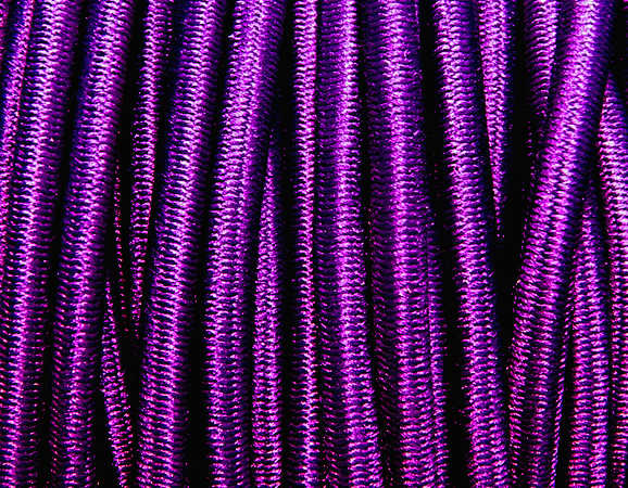 Cordón elástico de poliester extra fuerte - 3mm Purple - - Crystaldreams Abalorios