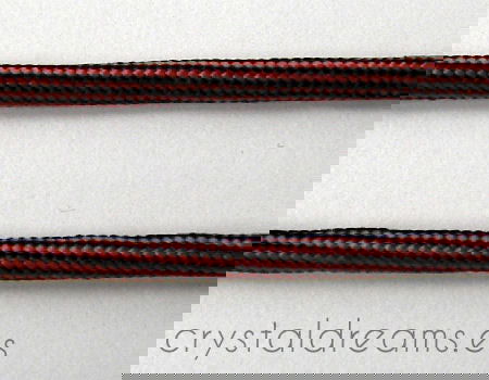 Cordon tejido de 3,5mm - Garnet - 1mt. - - Crystaldreams Abalorios