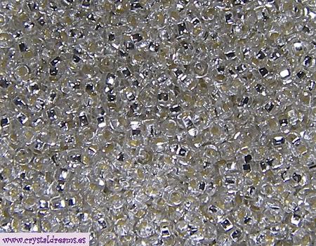 Crystal Silver Lined 10gr. - - Crystaldreams Abalorios
