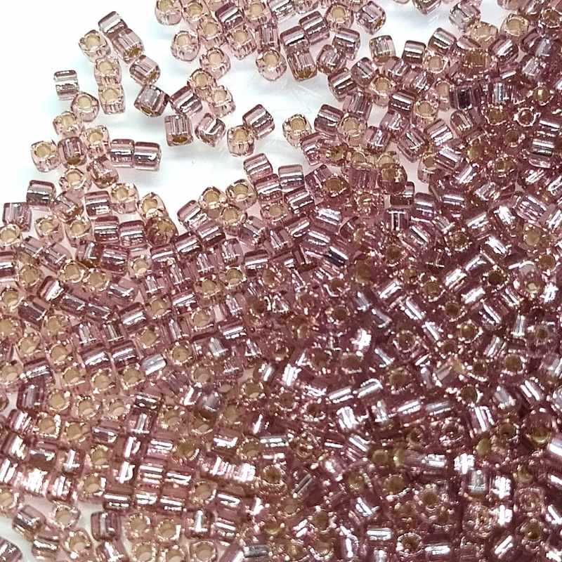 Cubos de Miyuki 1,8mm - Smoky Amethyst Silver Lined - 1 gr. - - Crystaldreams Abalorios