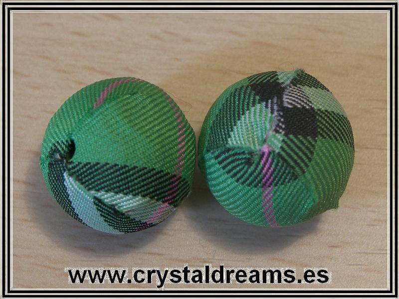 Cuenta de Tela de 21 mm Mod. "GARD" - - Crystaldreams Abalorios
