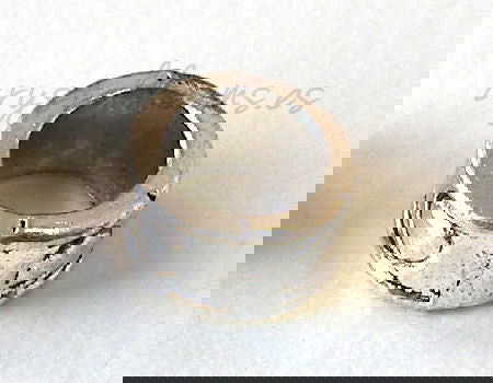 Cuenta de metal - Heart Ring - 8mm- Agujero: 6,5mm - - Crystaldreams Abalorios