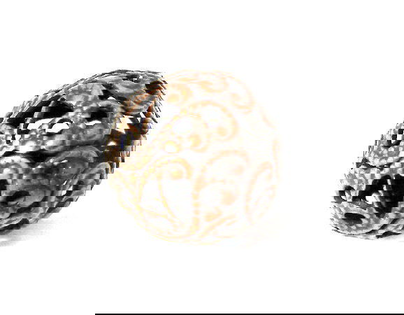 Cuenta de metal Gotic Copper 8mm Agujero: 1,2mm - - Crystaldreams Abalorios