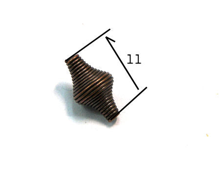 Cuenta metal Muelle 11mm Agujero: 2mm Copper - - Crystaldreams Abalorios