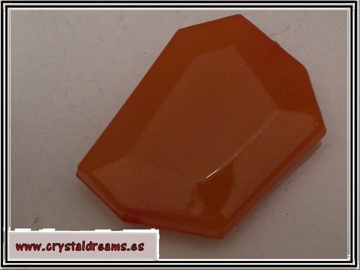Cuentas Facetadas Acrilicas - ORANGE - - Crystaldreams Abalorios