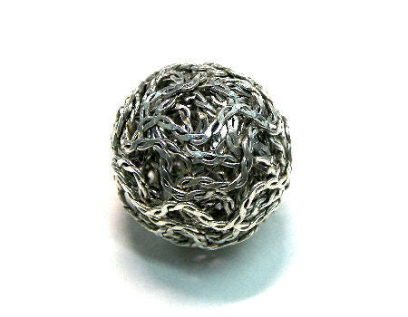 Cuentas Filigrana Redonda - Plateado Antigua - 20mm - - Crystaldreams Abalorios