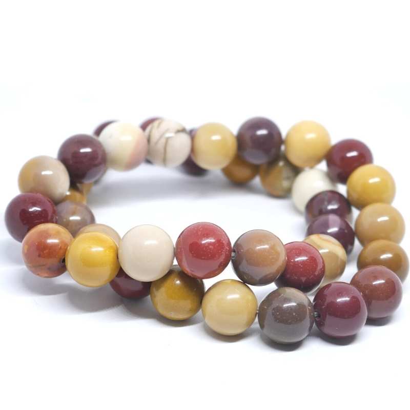 Cuentas Mookite natural Madagascar 12mm Hole: 1mm 33 piezas - - Crystaldreams Abalorios