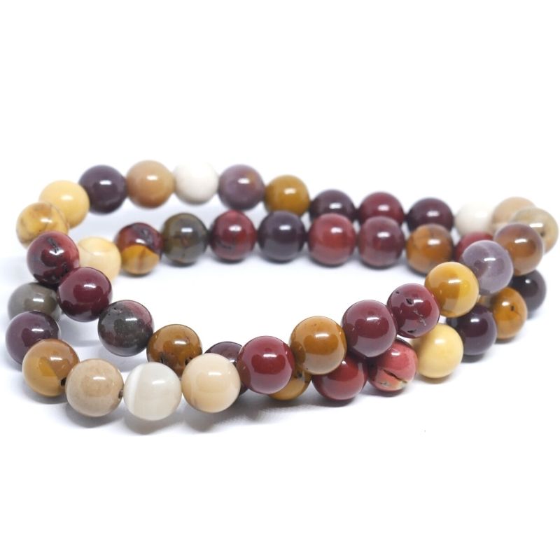 Cuentas Mookite natural Madagascar 8mm Hole: 1mm 45 piezas - - Crystaldreams Abalorios