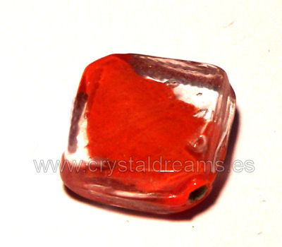 Cuentas Vidrio 12x12mm "Aim" Hyacinth x1 - - Crystaldreams Abalorios