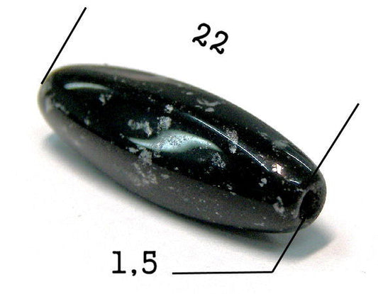 Cuentas Vidrio 22x7mm Picasso Agujero: 1,5mm - - Crystaldreams Abalorios