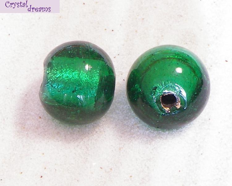 Cuentas Vidrio "Bola" Blue Zircon x 1 Ud. - - Crystaldreams Abalorios