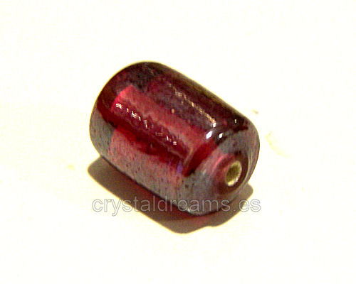 Cuentas Vidrio "Tubo" Violet x 1 - - Crystaldreams Abalorios