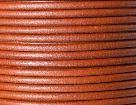 CueroMedium Brown 3mm precio por metro - - Crystaldreams Abalorios